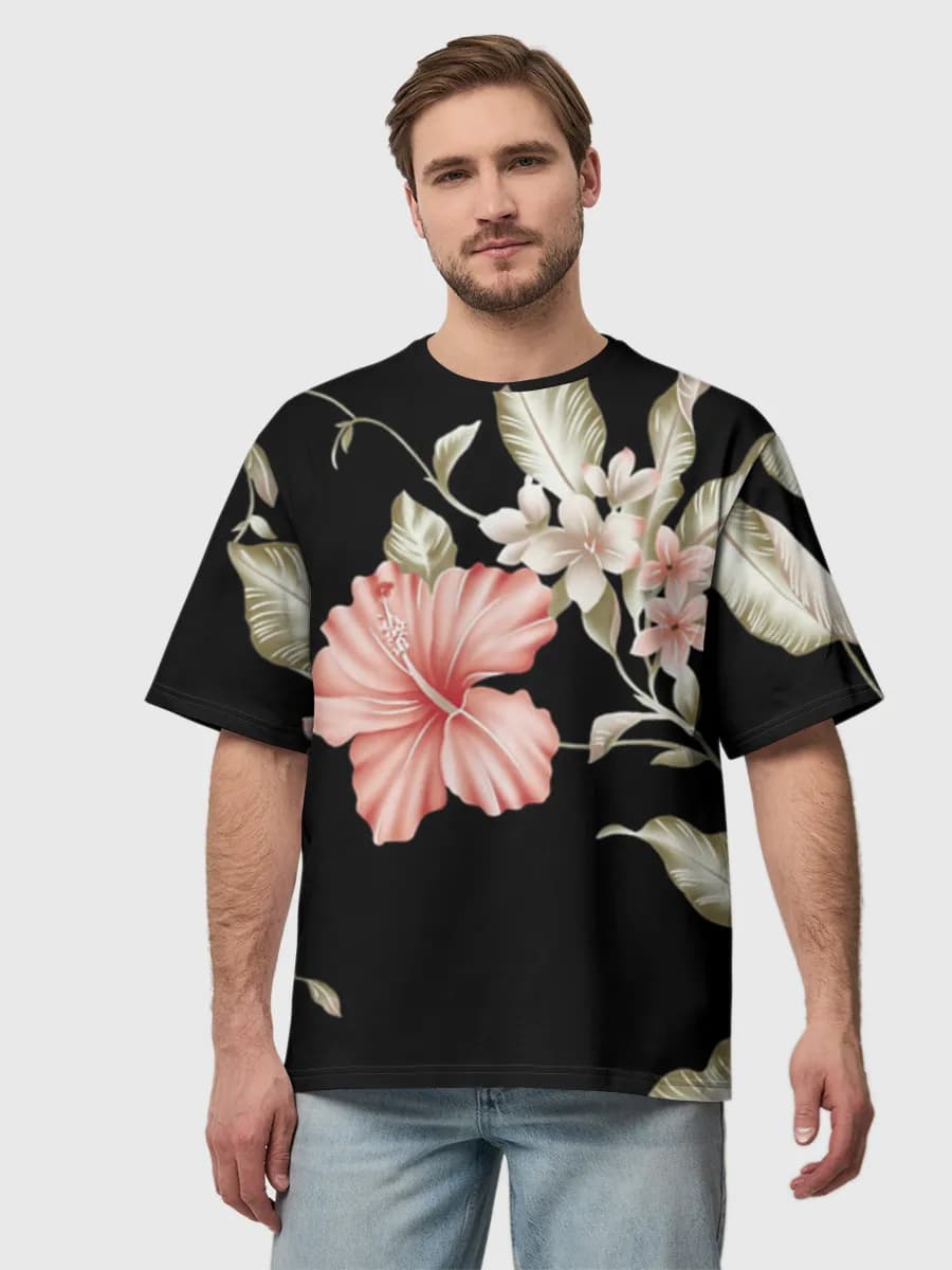 Men's oversized cotton T-shirt
