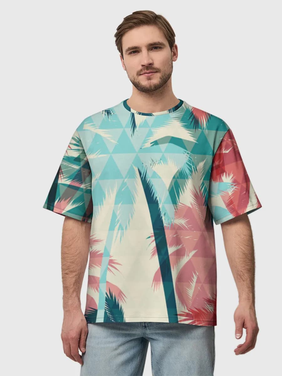 Men's oversized cotton T-shirt