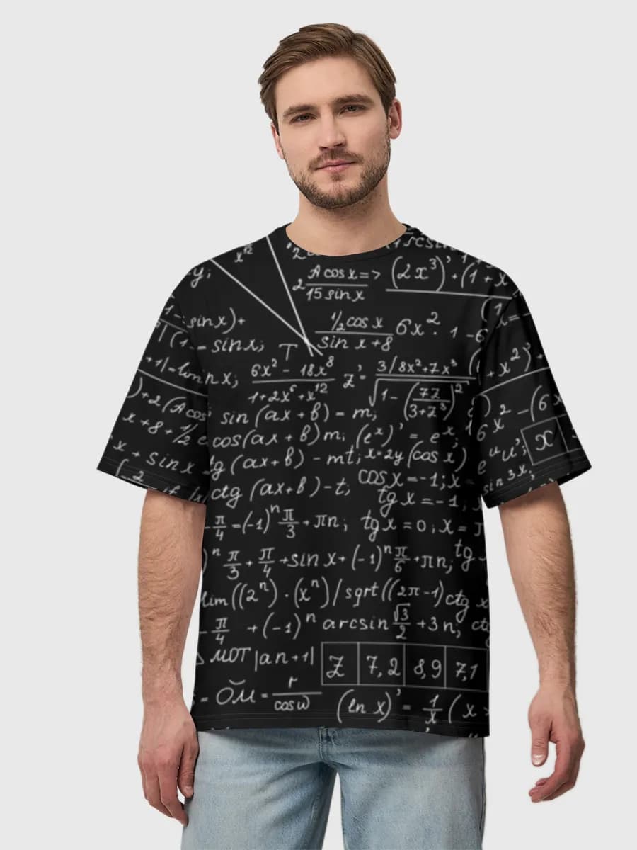 Men's oversized cotton T-shirt