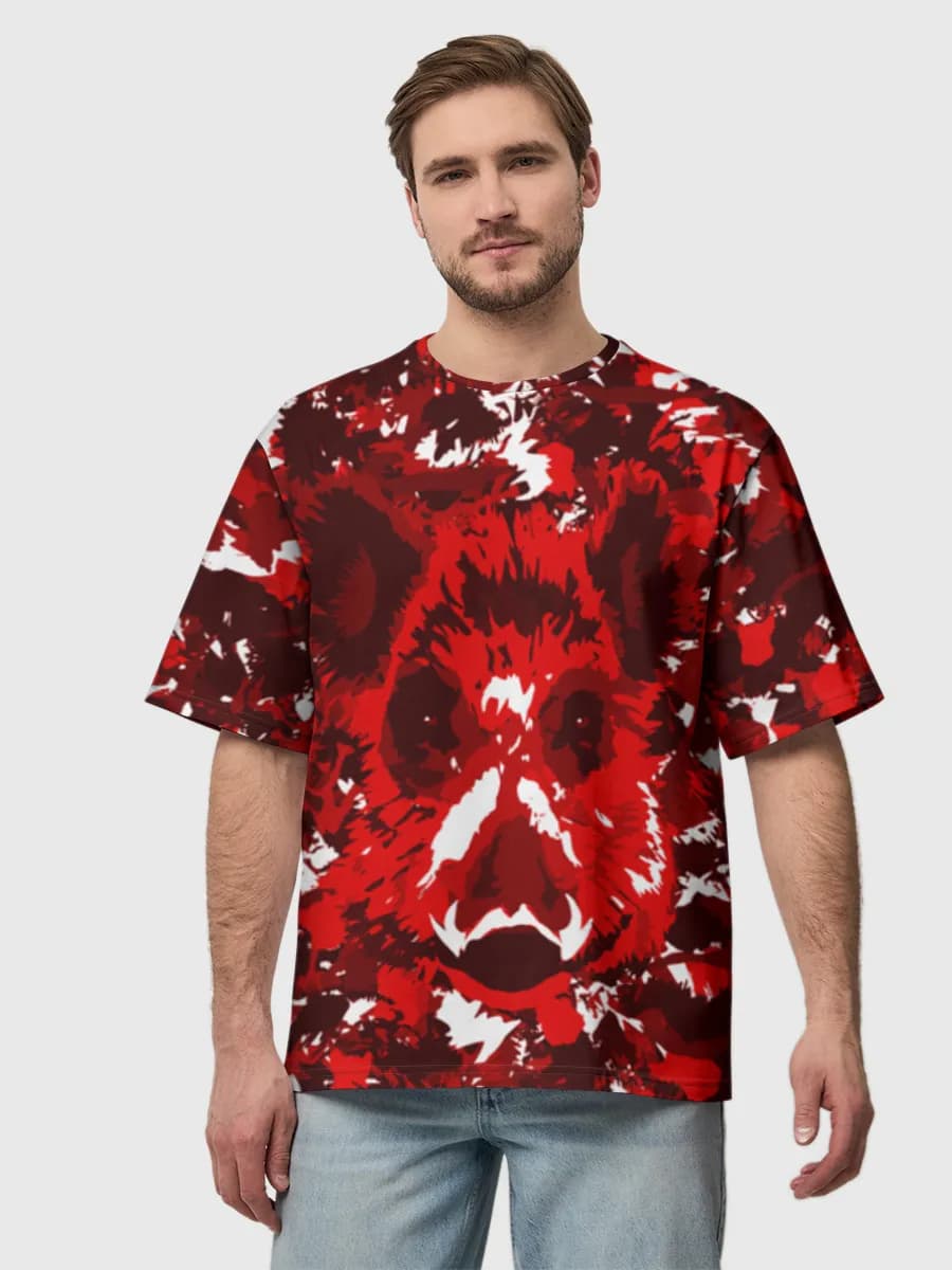 Men's oversized cotton T-shirt