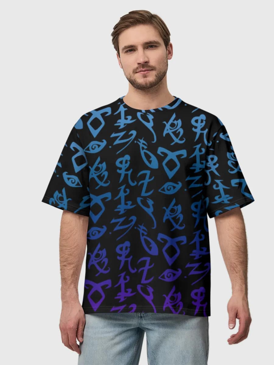 Herren Oversized Baumwoll T-Shirt