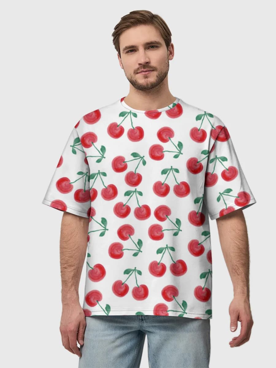 Men's oversized cotton T-shirt