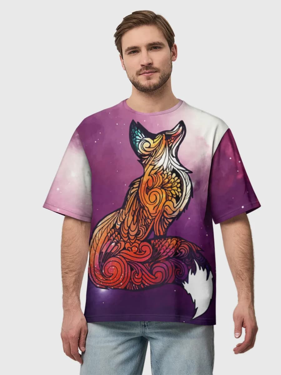 Men's oversized cotton T-shirt