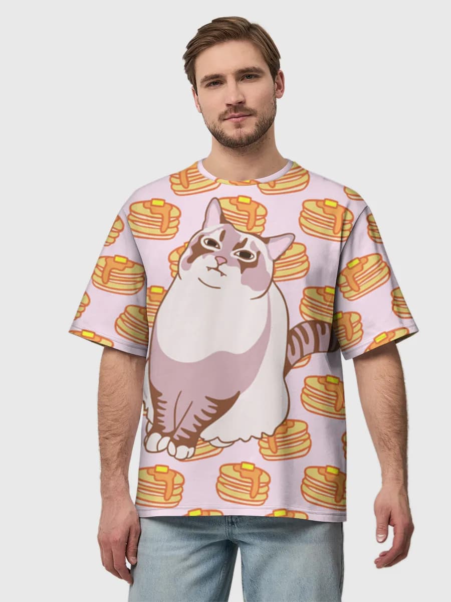 Men's oversized cotton T-shirt