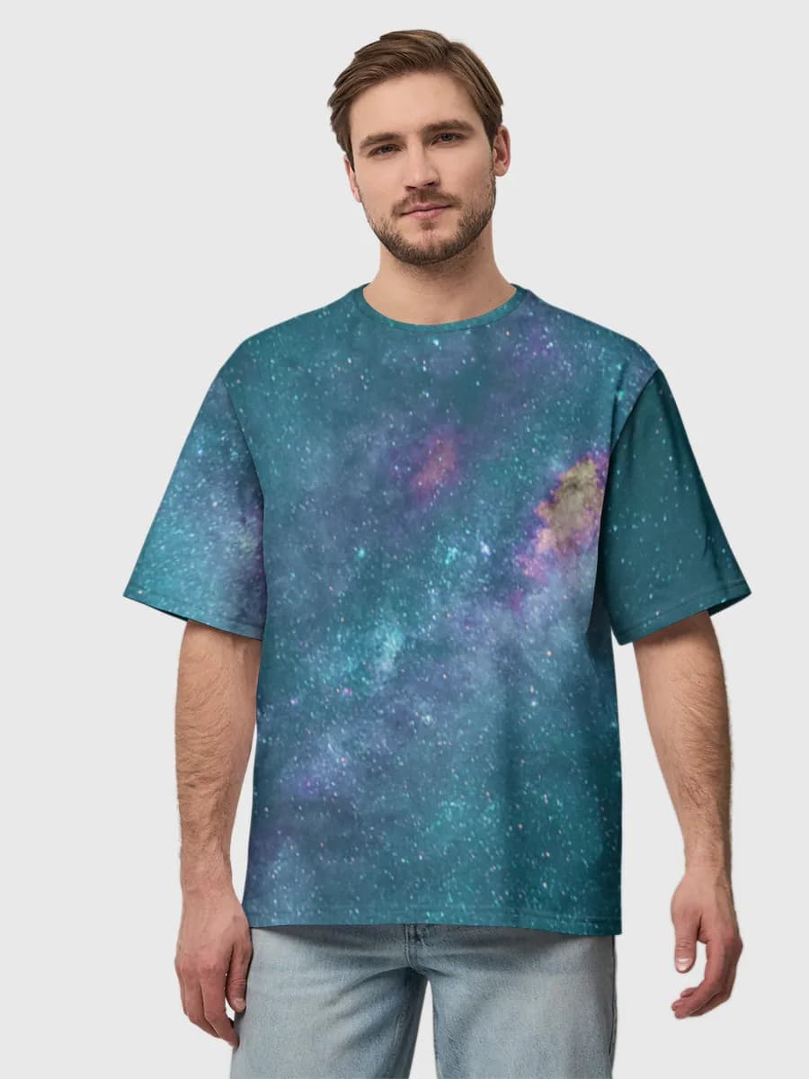 Men's oversized cotton T-shirt