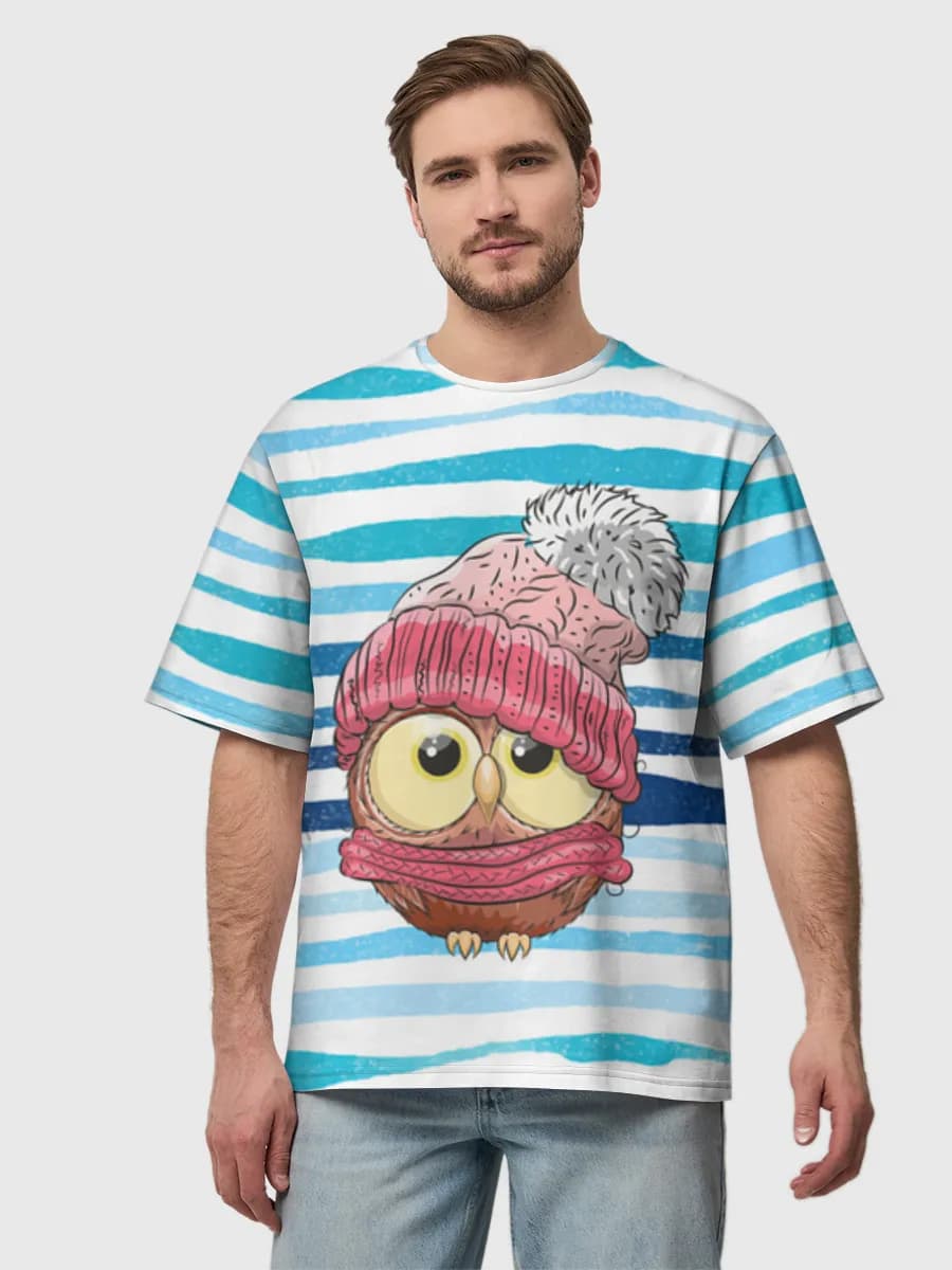 Men's oversized cotton T-shirt