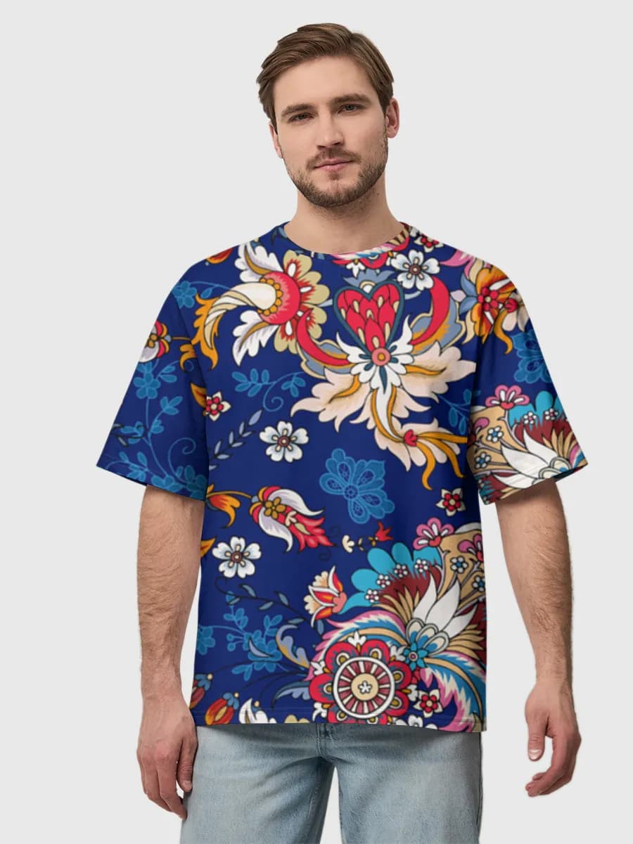 Men's oversized cotton T-shirt