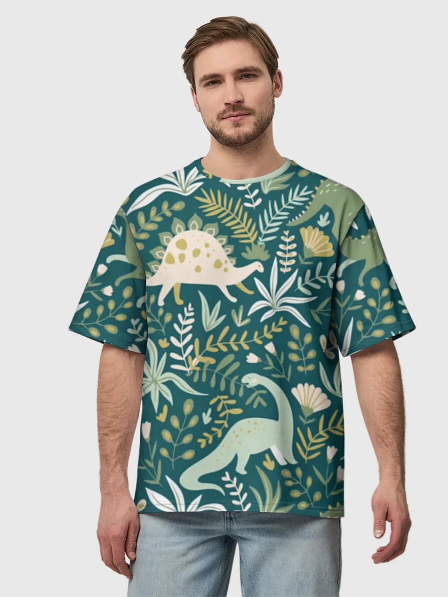 Men's oversized cotton T-shirt