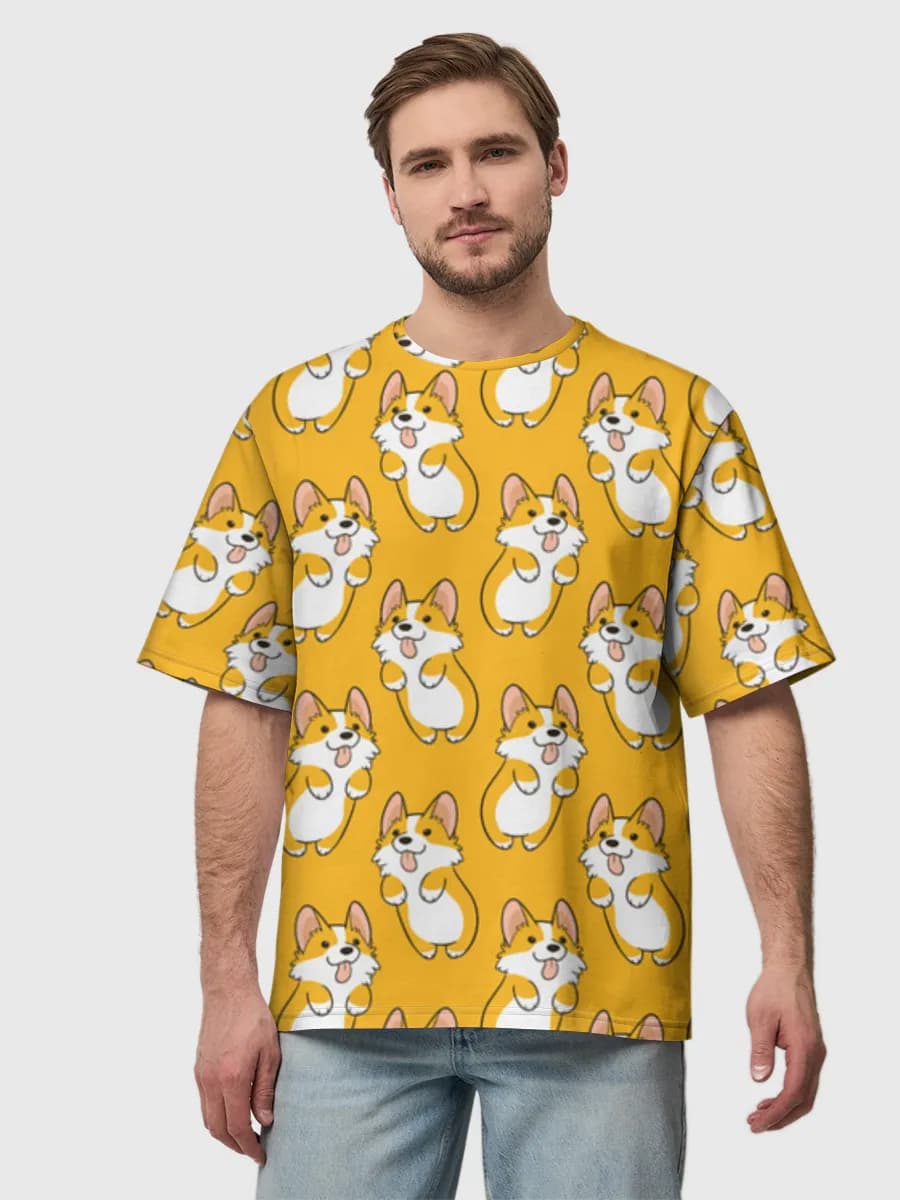 Men's oversized cotton T-shirt