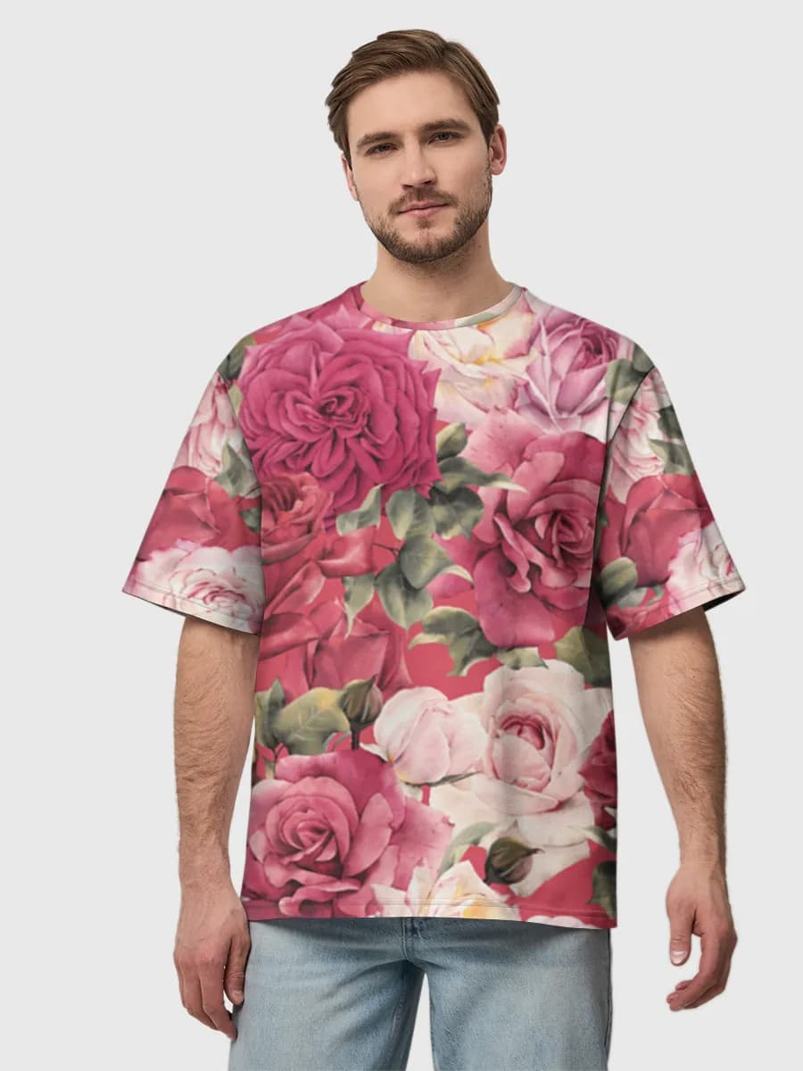 Men's oversized cotton T-shirt