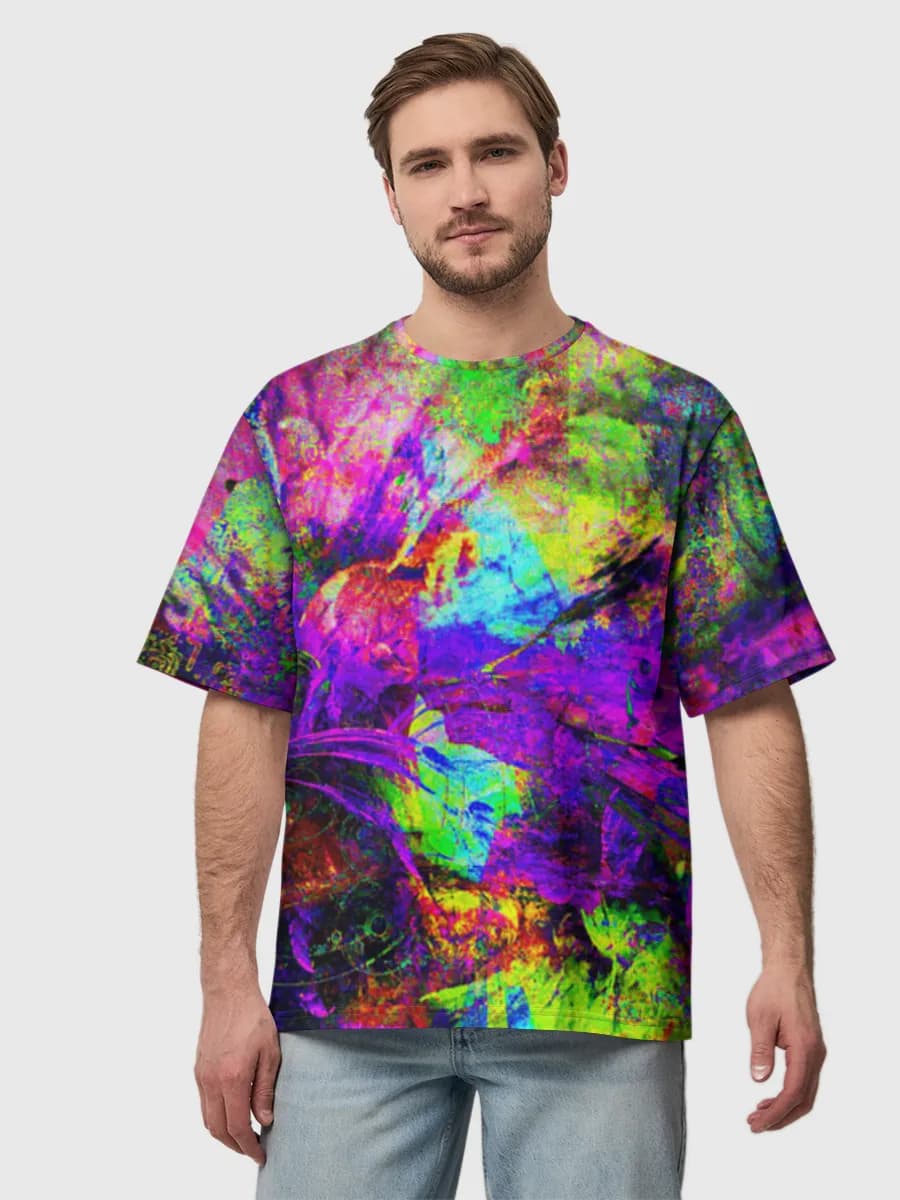 Men's oversized cotton T-shirt