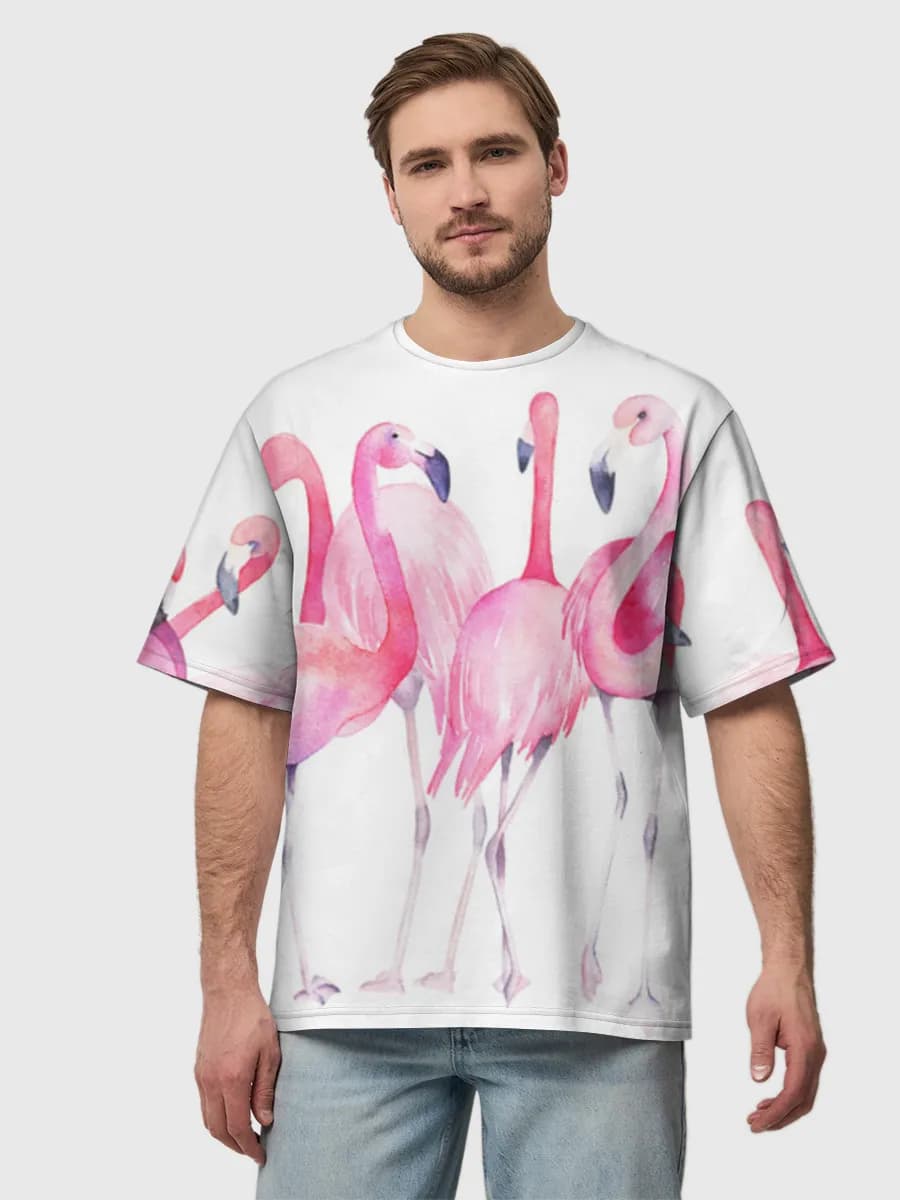 Men's oversized cotton T-shirt