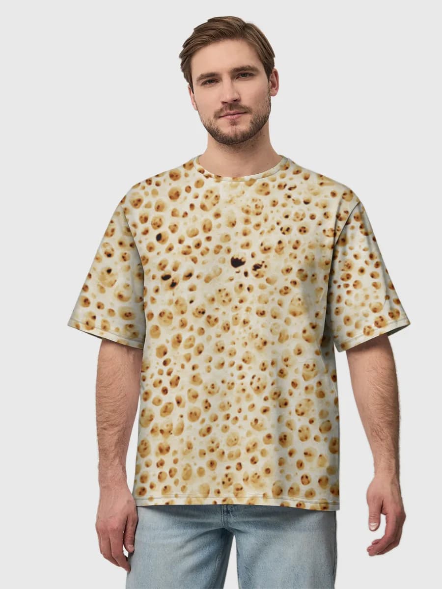 Men's oversized cotton T-shirt