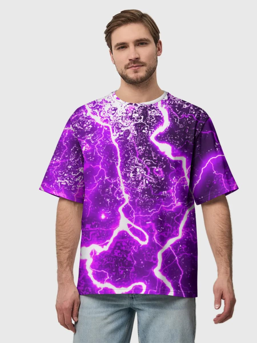 Men's oversized cotton T-shirt
