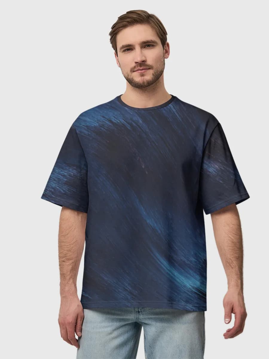 Men's oversized cotton T-shirt