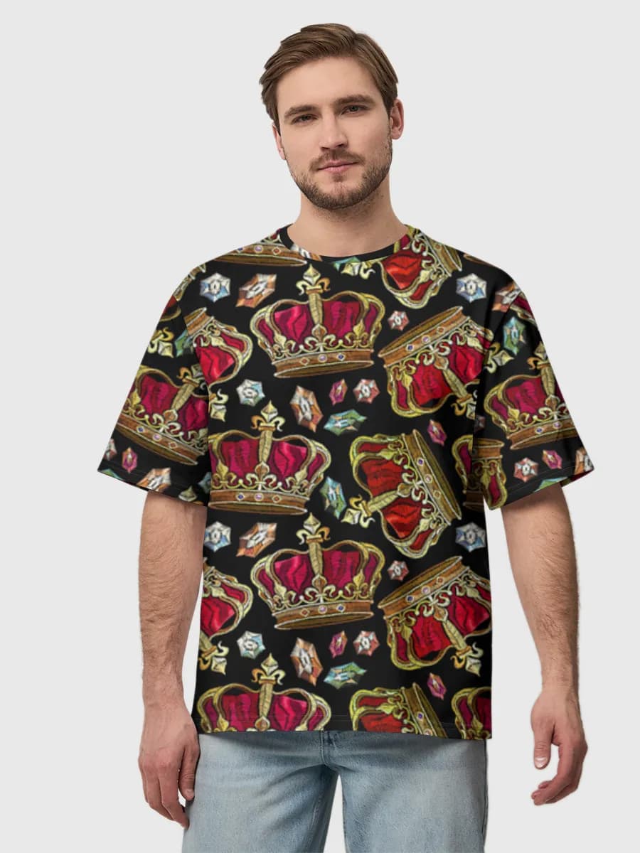 Men's oversized cotton T-shirt