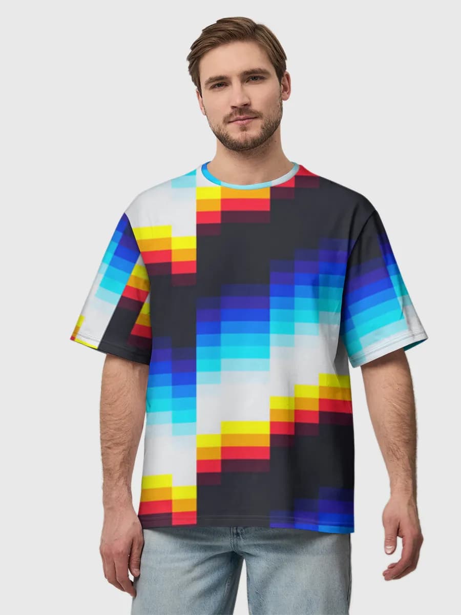 Men's oversized cotton T-shirt