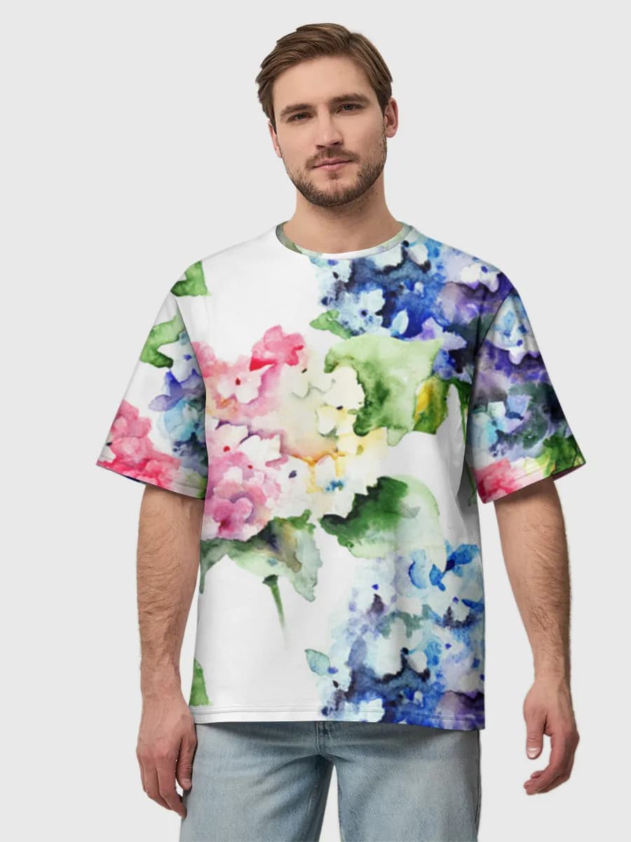 Men's oversized cotton T-shirt