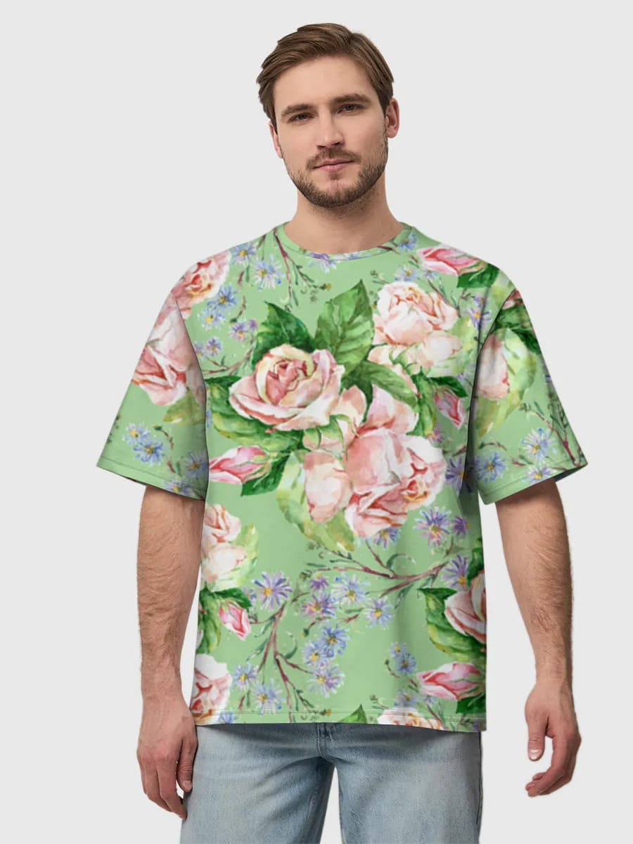 Men's oversized cotton T-shirt