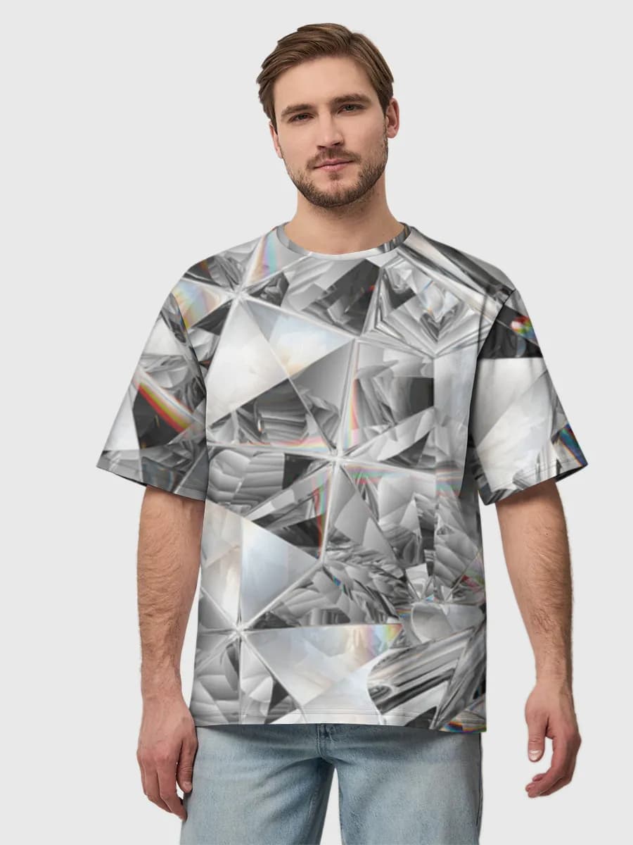 Men's oversized cotton T-shirt