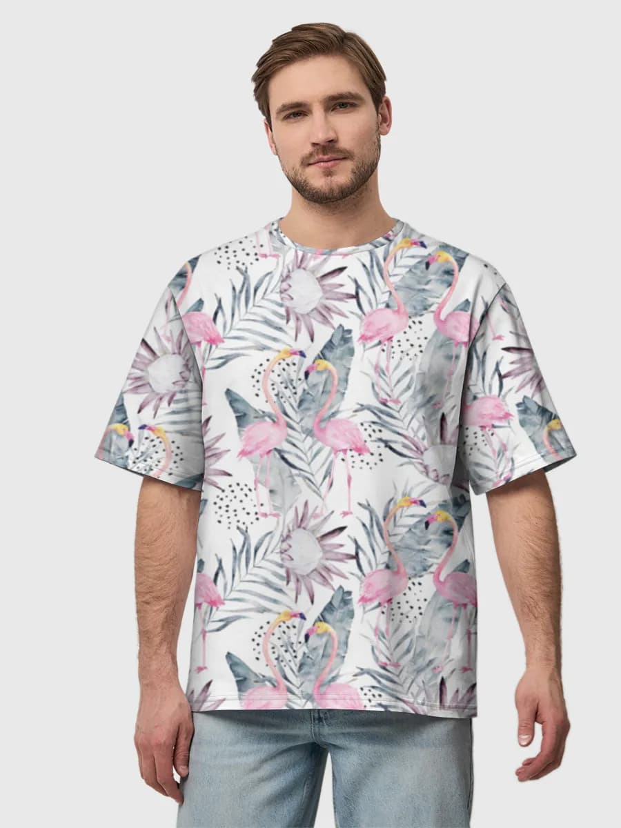 Men's oversized cotton T-shirt