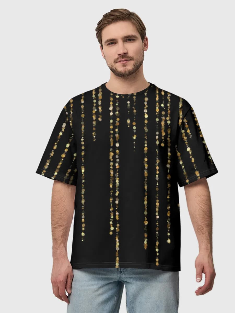 Men's oversized cotton T-shirt