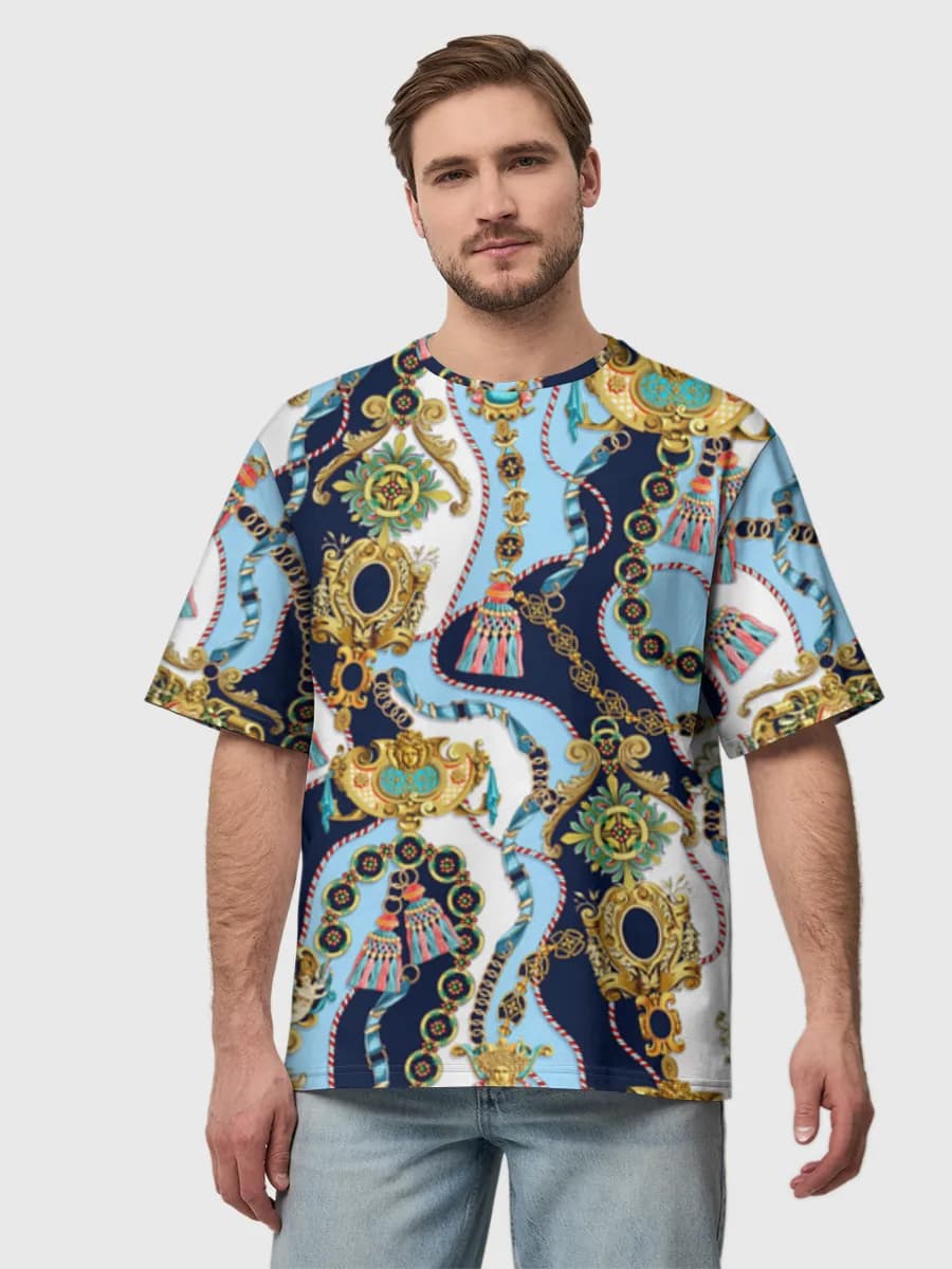 Men's oversized cotton T-shirt