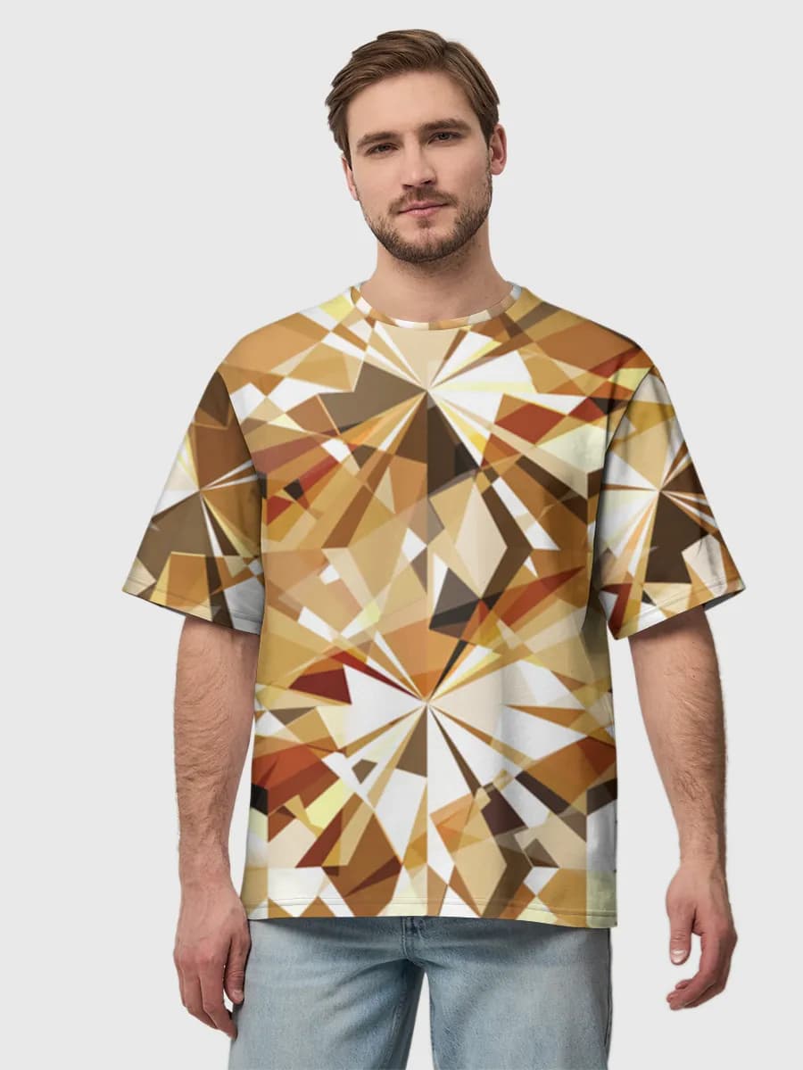 Men's oversized cotton T-shirt