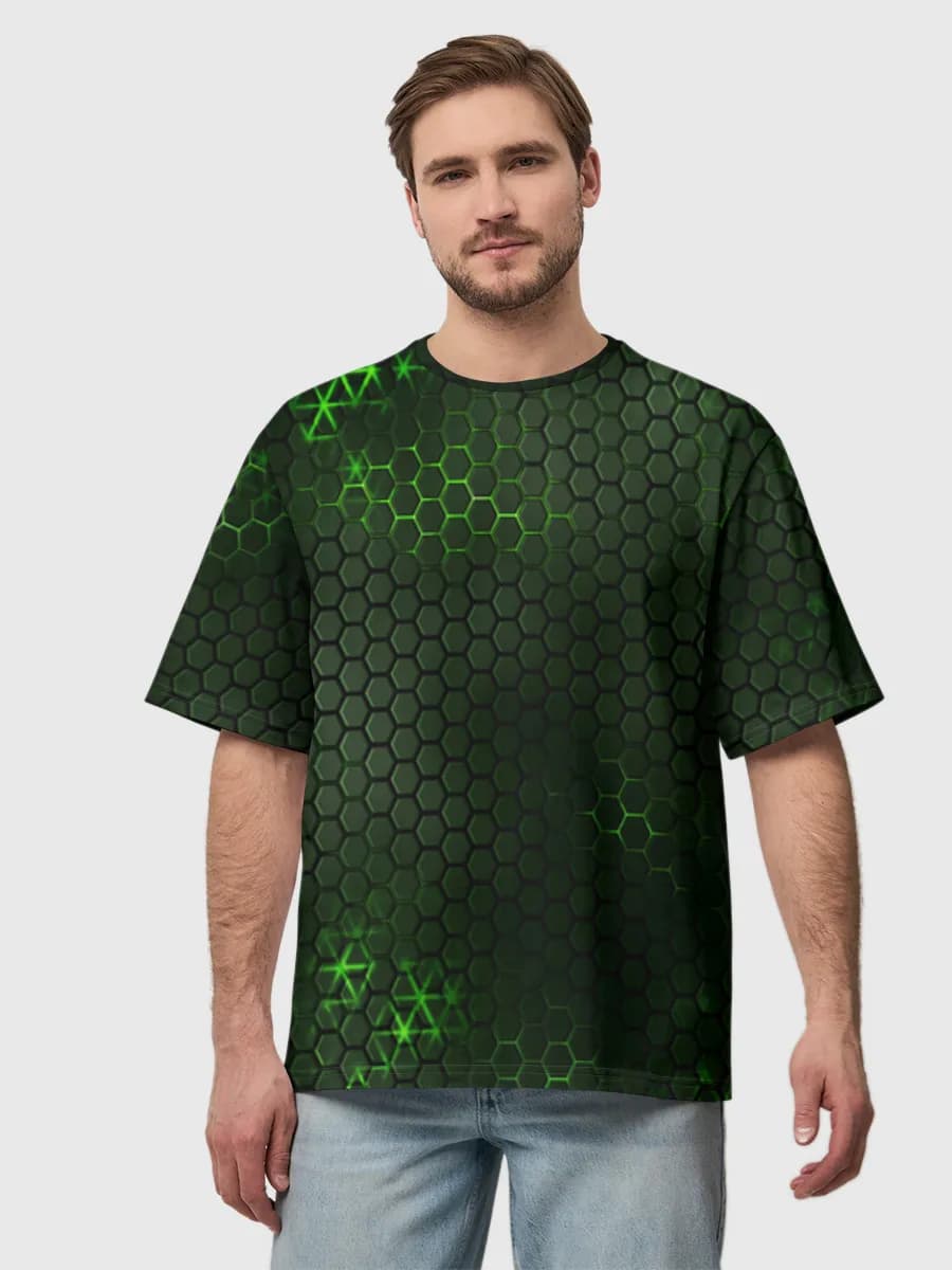Men's oversized cotton T-shirt