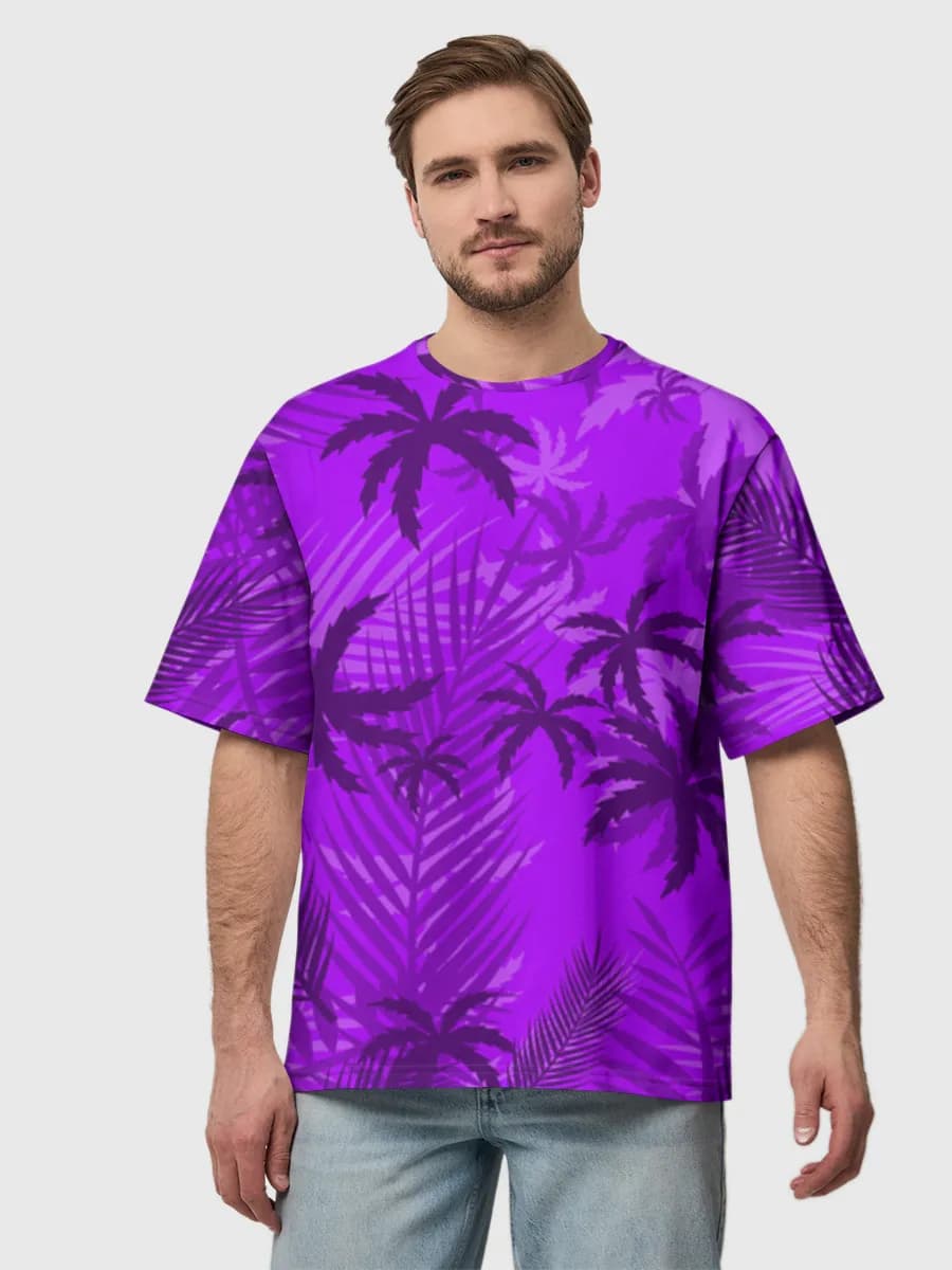 Men's oversized cotton T-shirt