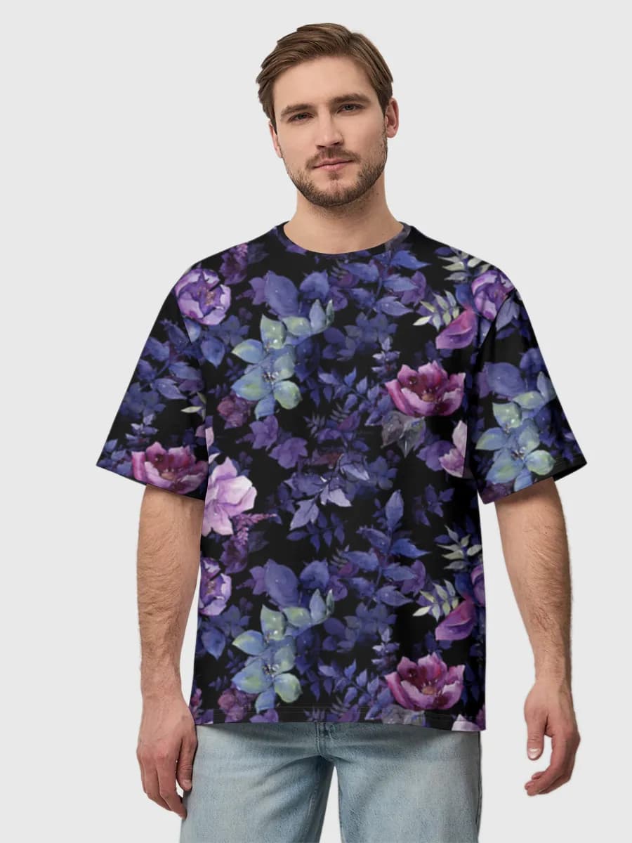 Herren Oversized Baumwoll T-Shirt