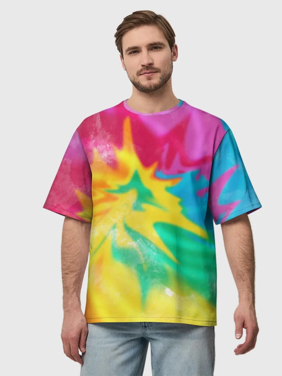 Men's oversized cotton T-shirt