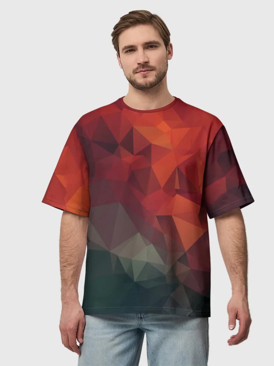 Men's oversized cotton T-shirt