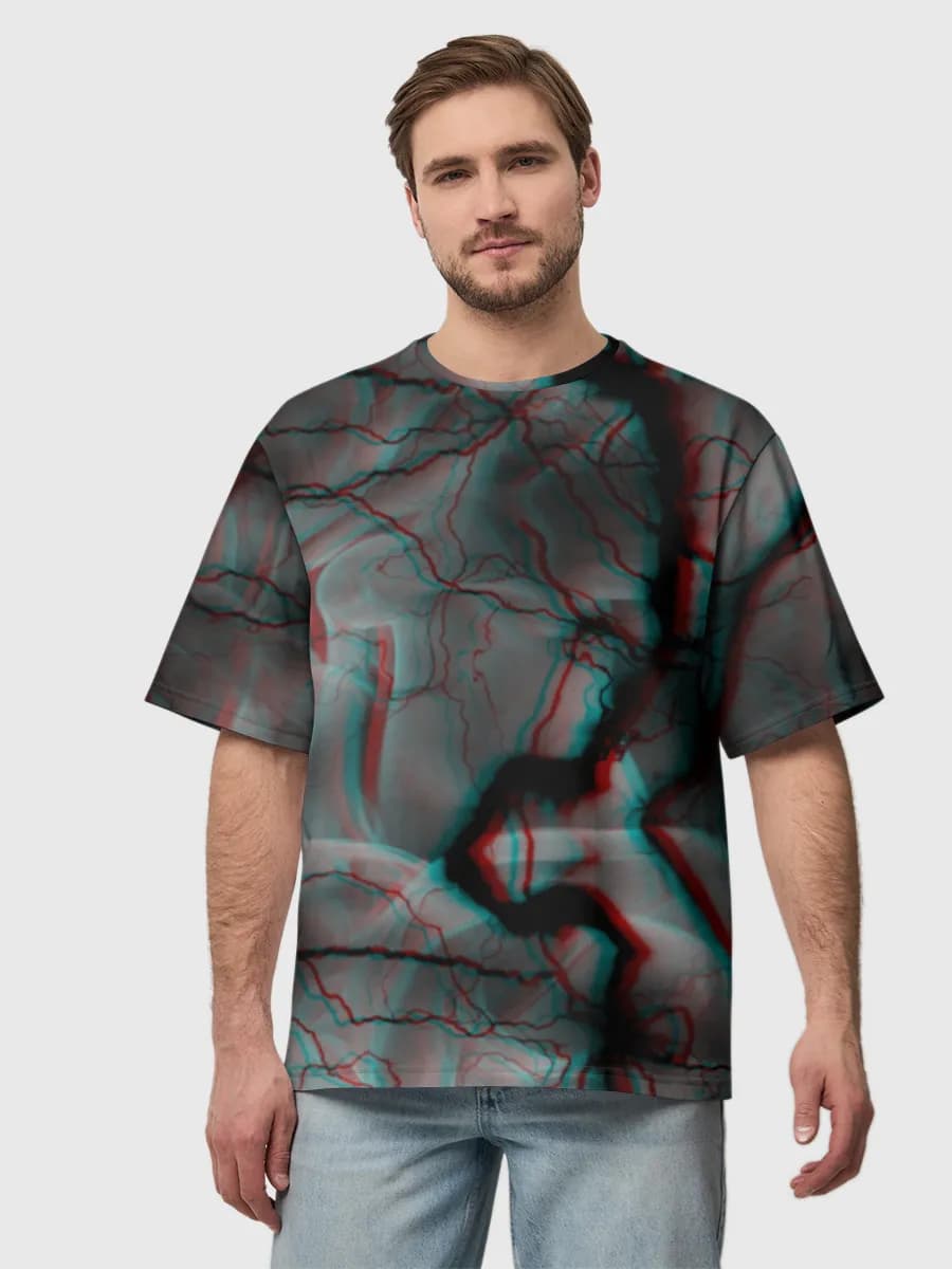 Men's oversized cotton T-shirt