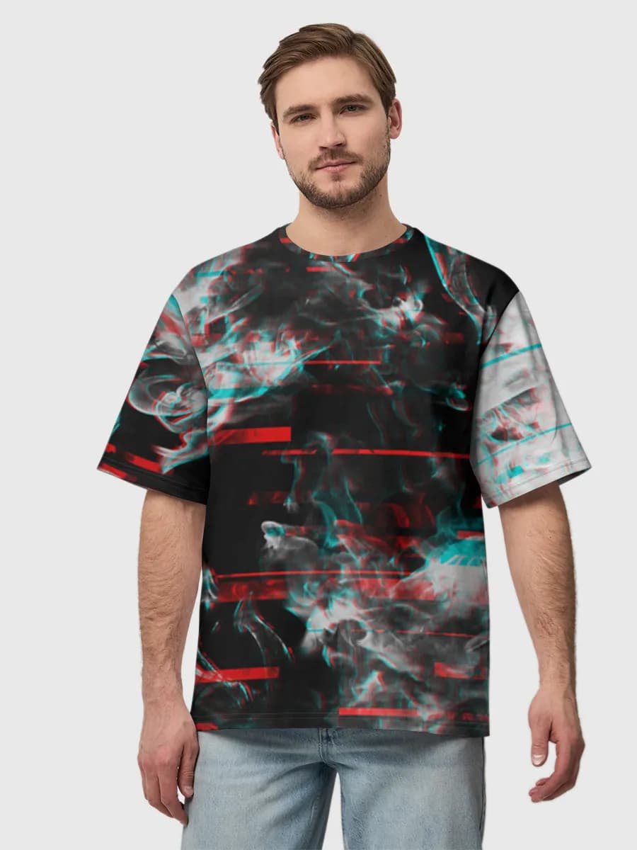 Men's oversized cotton T-shirt