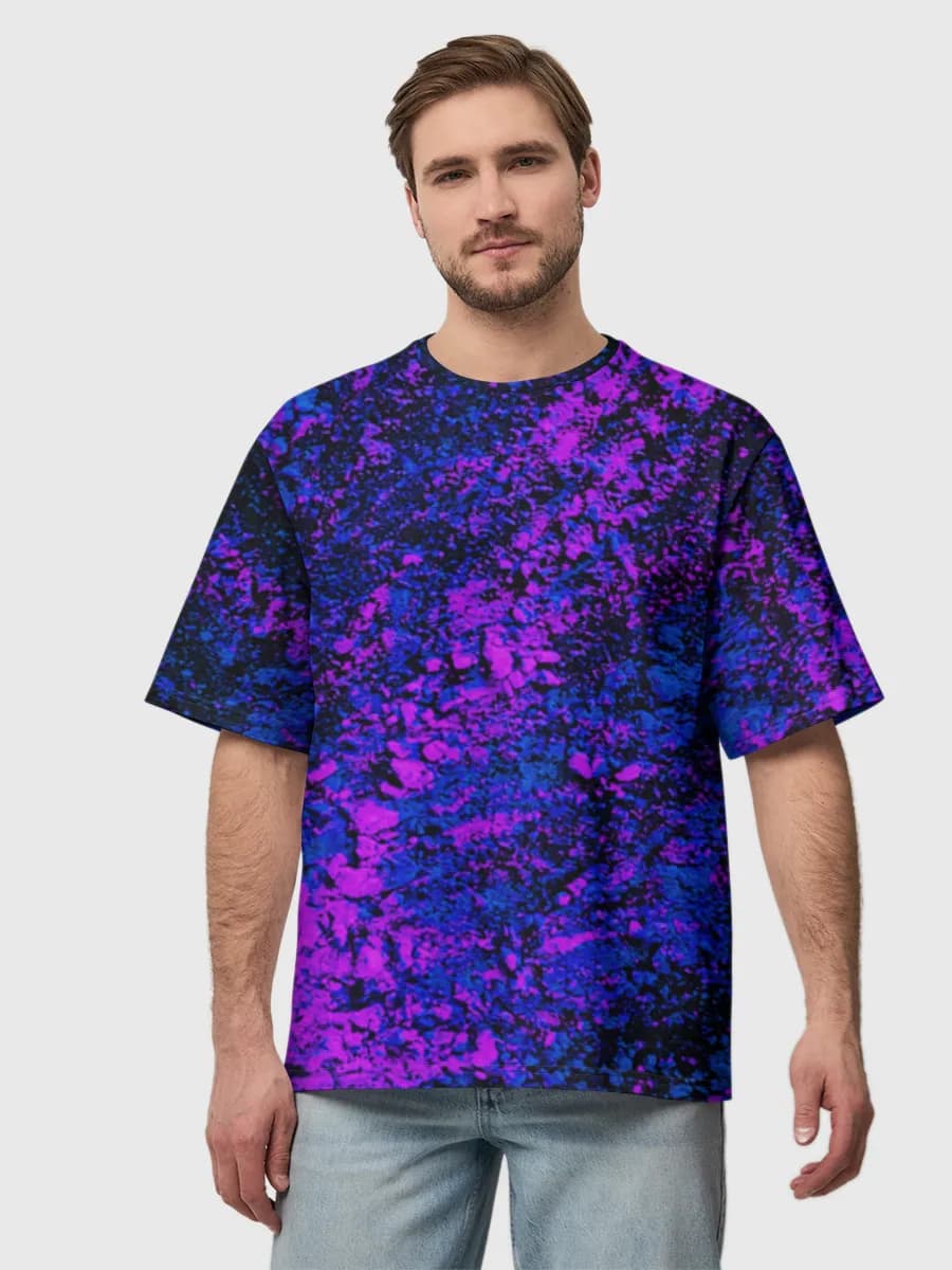 Men's oversized cotton T-shirt