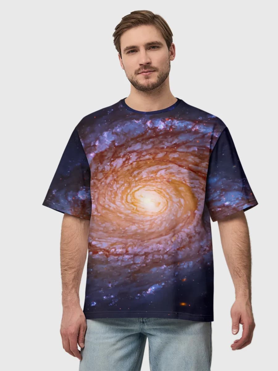Men's oversized cotton T-shirt