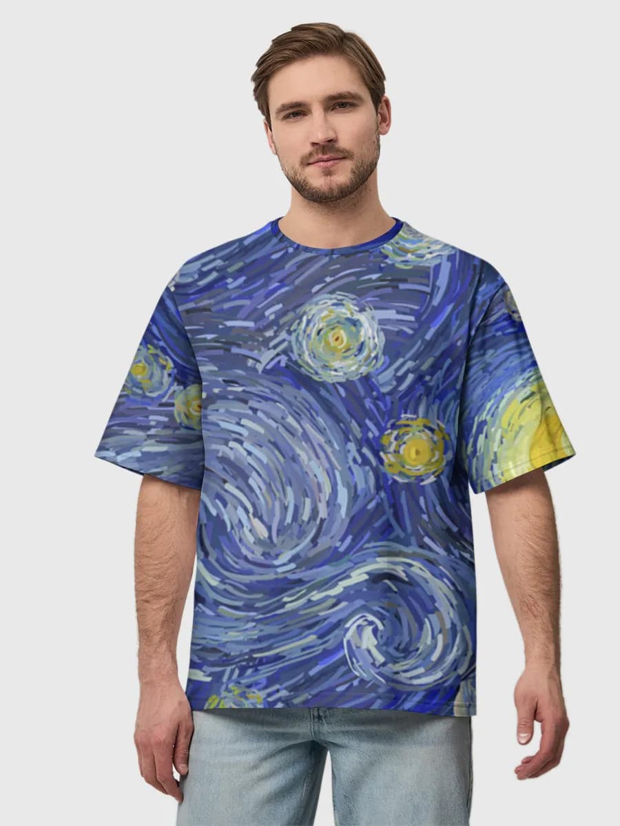 Men's oversized cotton T-shirt