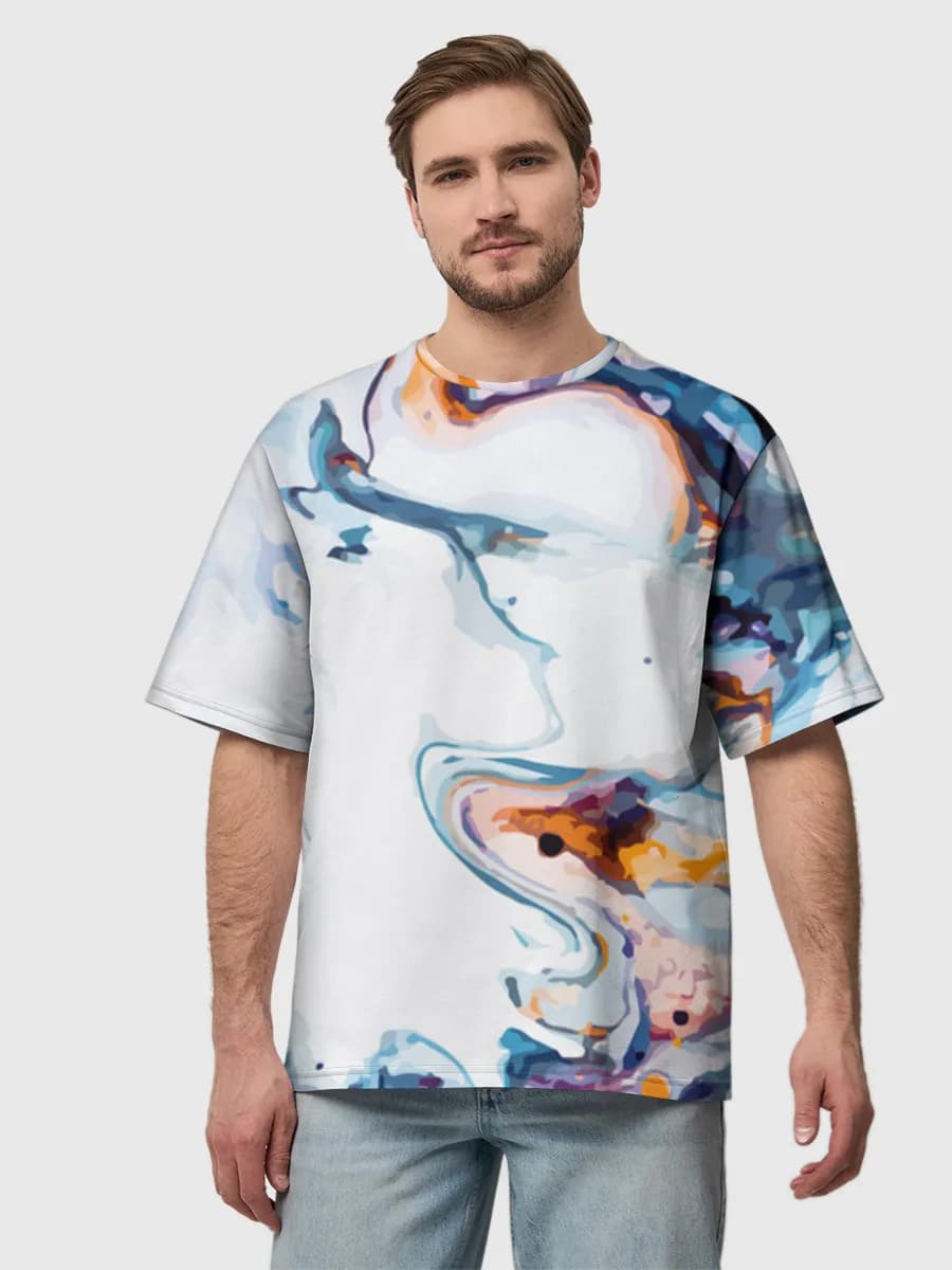 Men's oversized cotton T-shirt