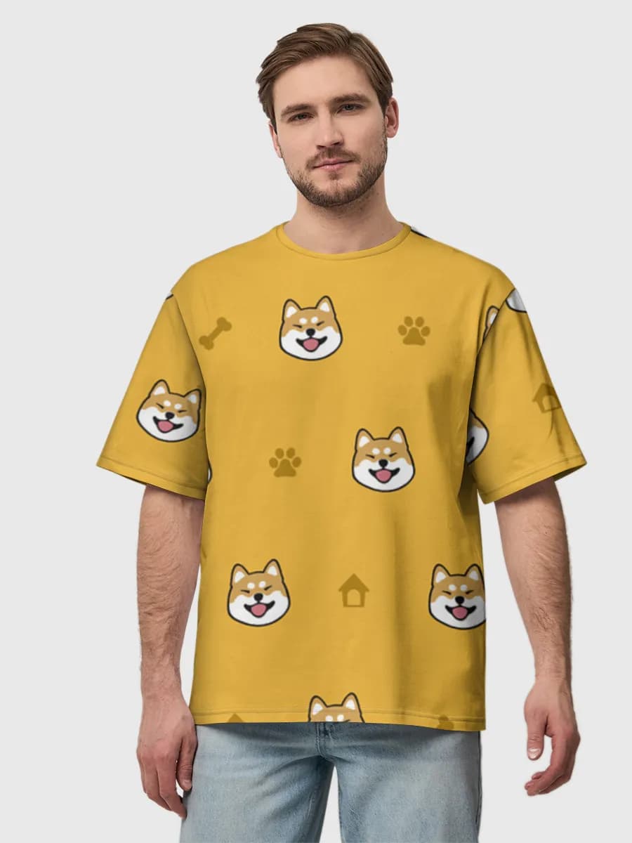 Men's oversized cotton T-shirt