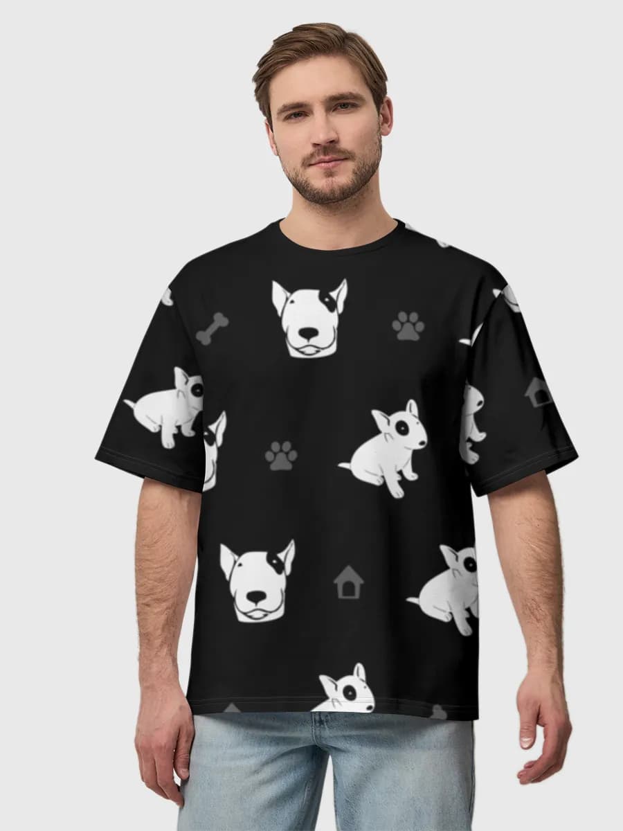 Men's oversized cotton T-shirt