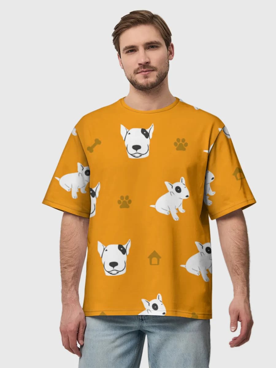 Men's oversized cotton T-shirt