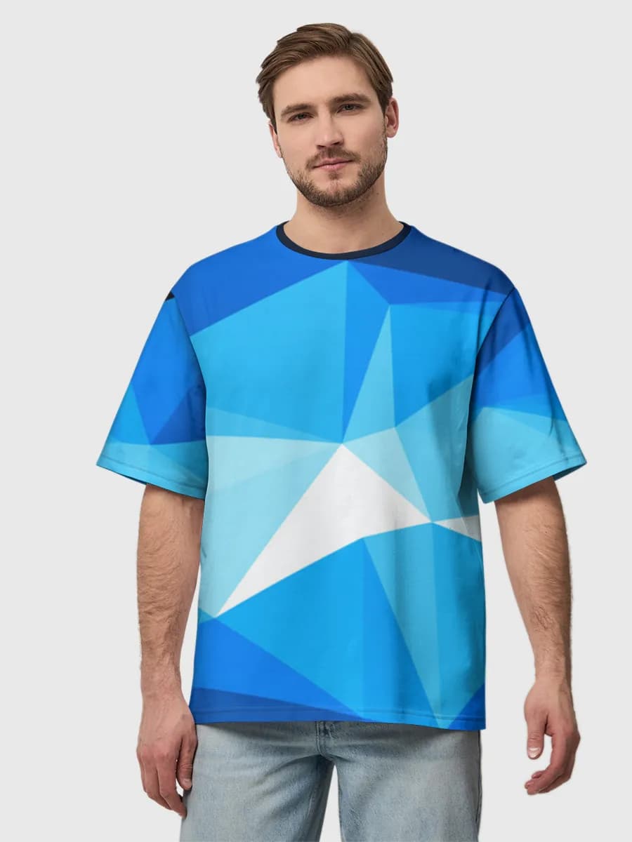 Herren Oversized Baumwoll T-Shirt
