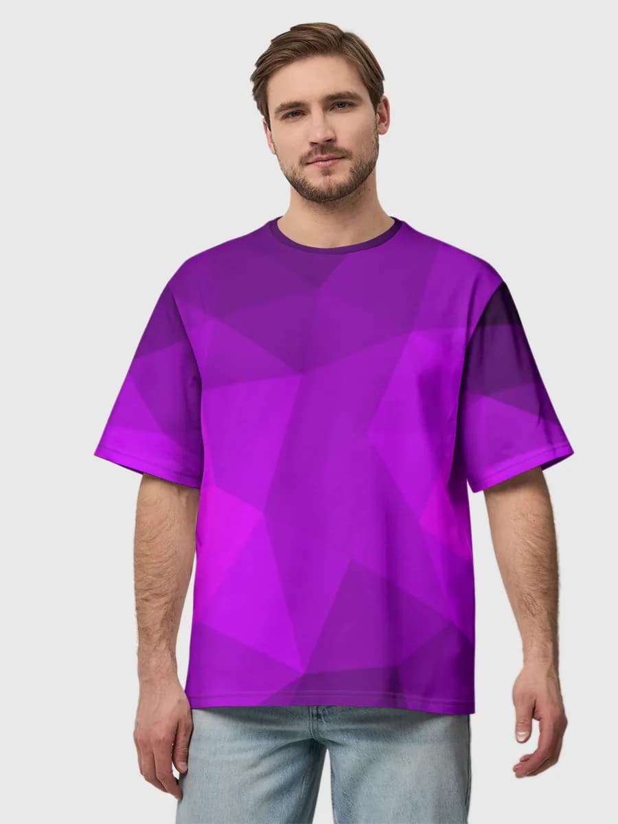 Men's oversized cotton T-shirt