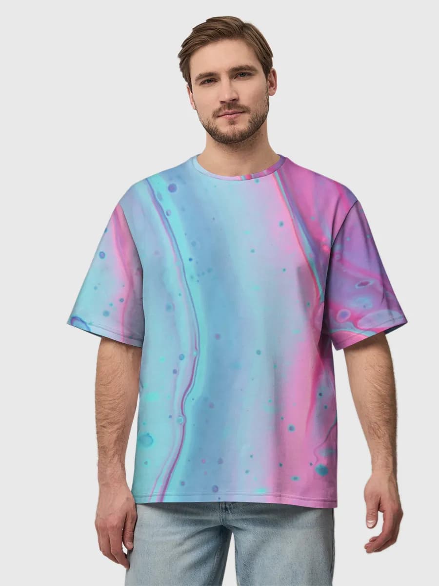Men's oversized cotton T-shirt
