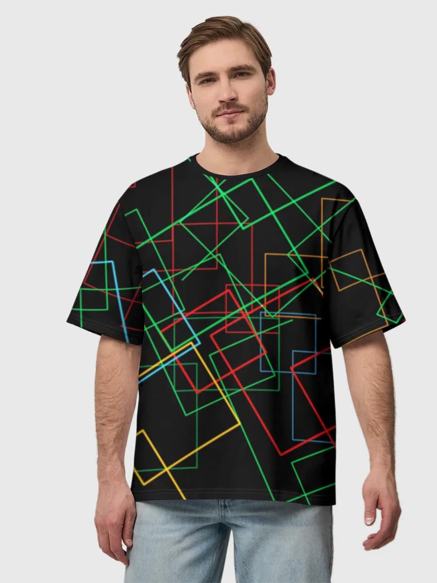 Men's oversized cotton T-shirt