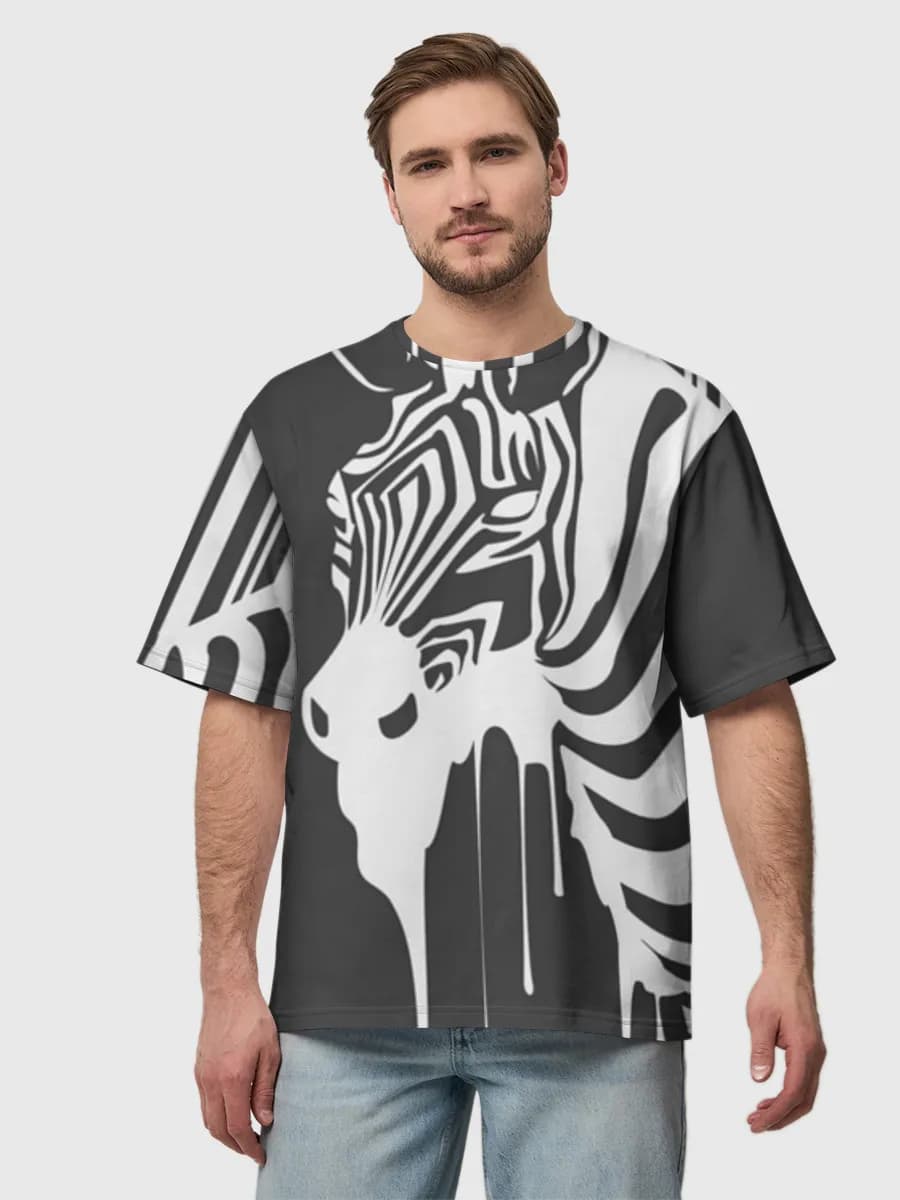 Men's oversized cotton T-shirt