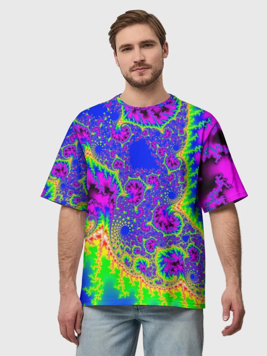 Men's oversized cotton T-shirt