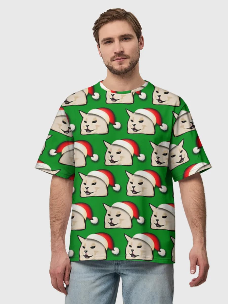 Men's oversized cotton T-shirt