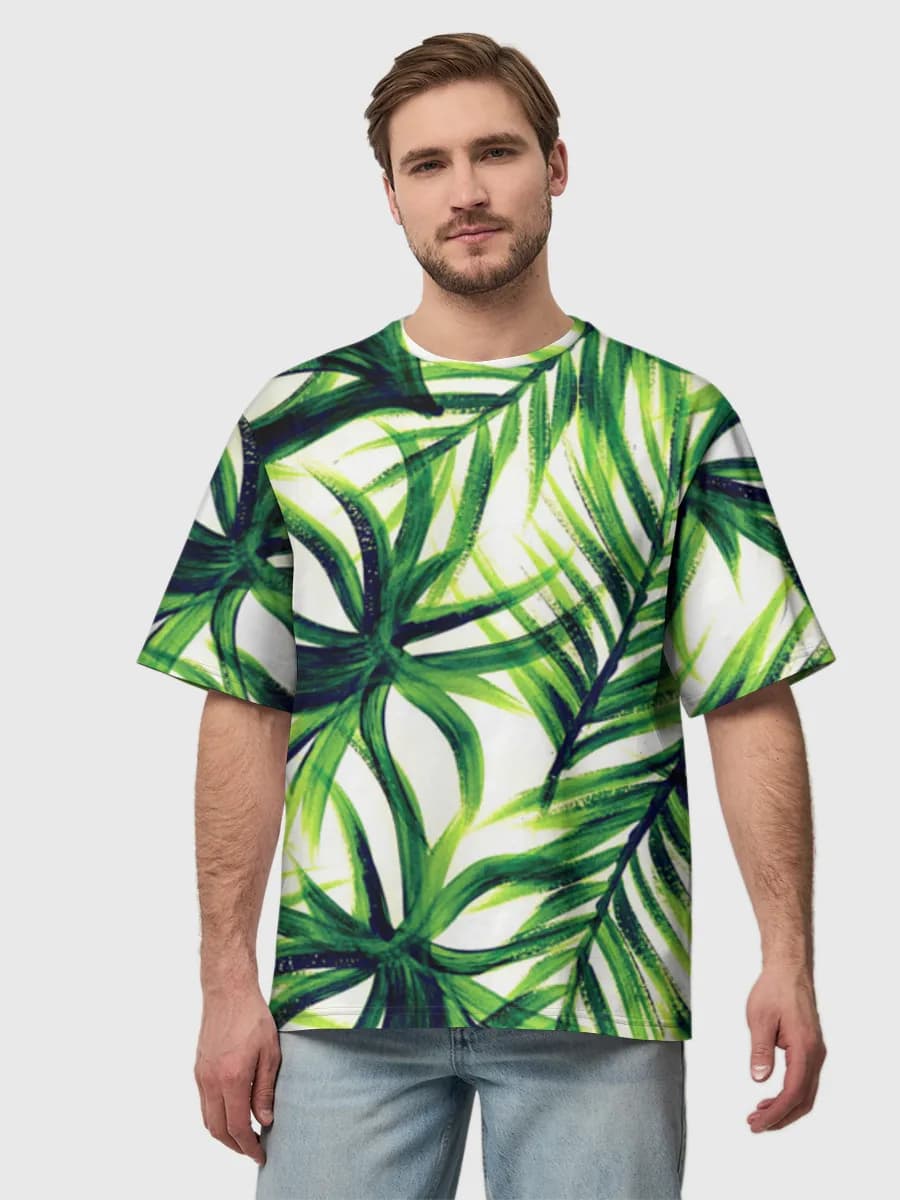 Herren Oversized Baumwoll T-Shirt